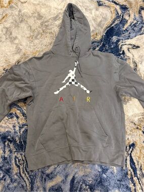 Jordan hoodie men’s gray size medium